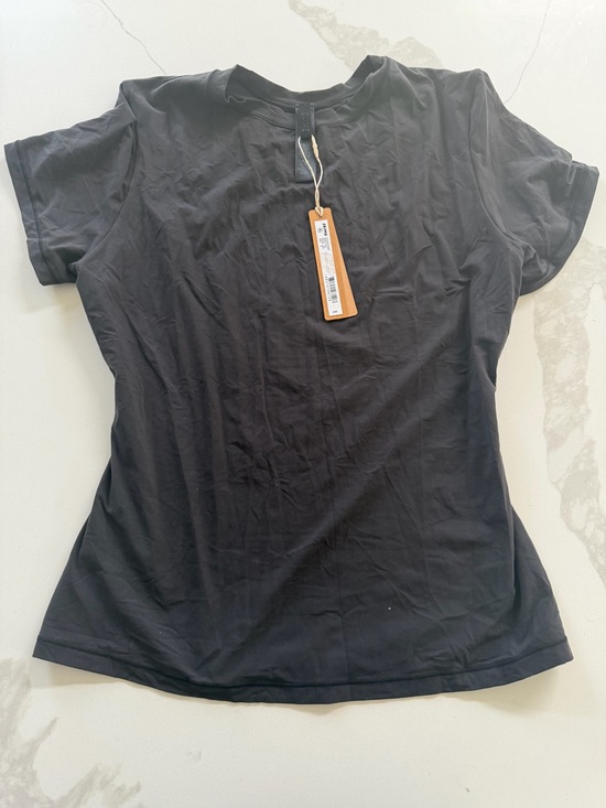 SKIMS Tops - NEW SKIMS Fits Everybody Short Sleeve T-Shirt Onyx Black  Size Medium